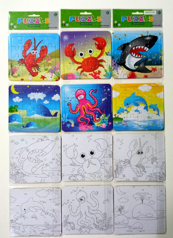 Doodle Marine Animal Puzzle