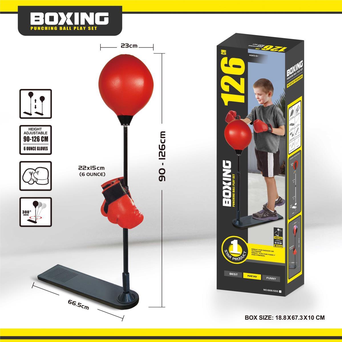 126 High Foot Boxing Speed Ball (Red Style)