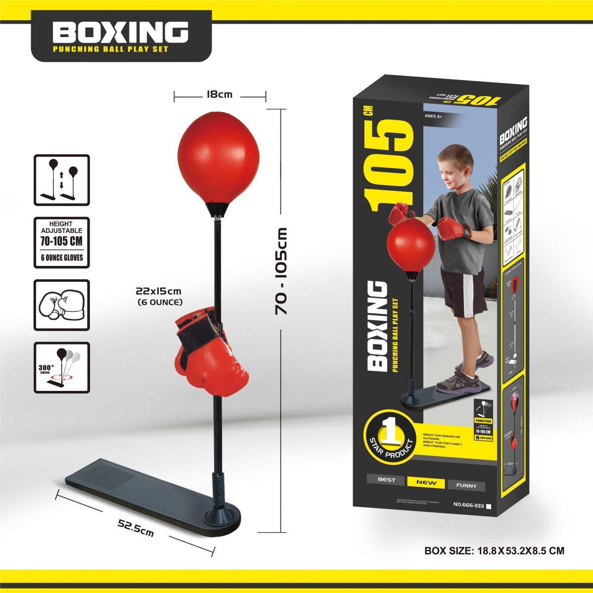 105 High Foot Boxing Speed Ball (Red Style)