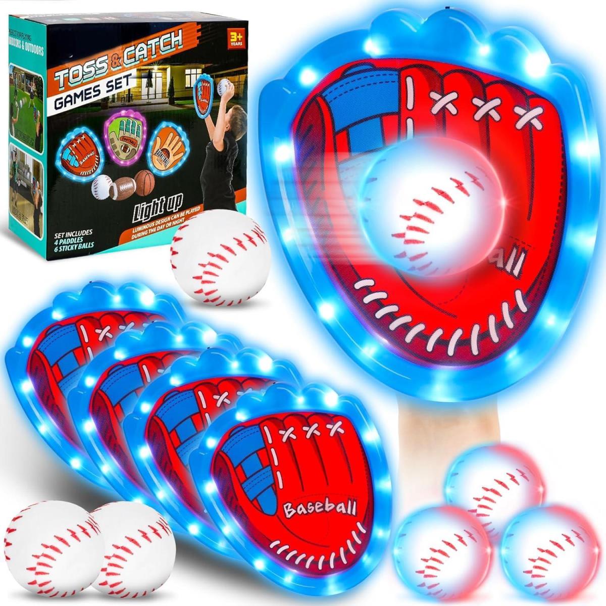 Red Hand Target With 6Pcs Softballs & Light