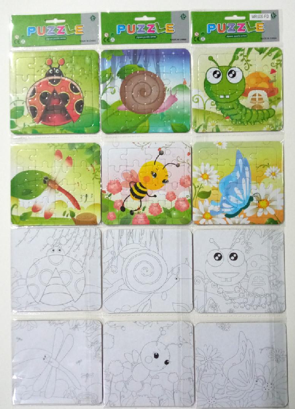 Doodle-able Insect Puzzle