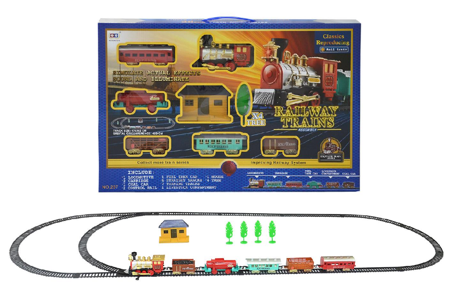 Electric light music track train